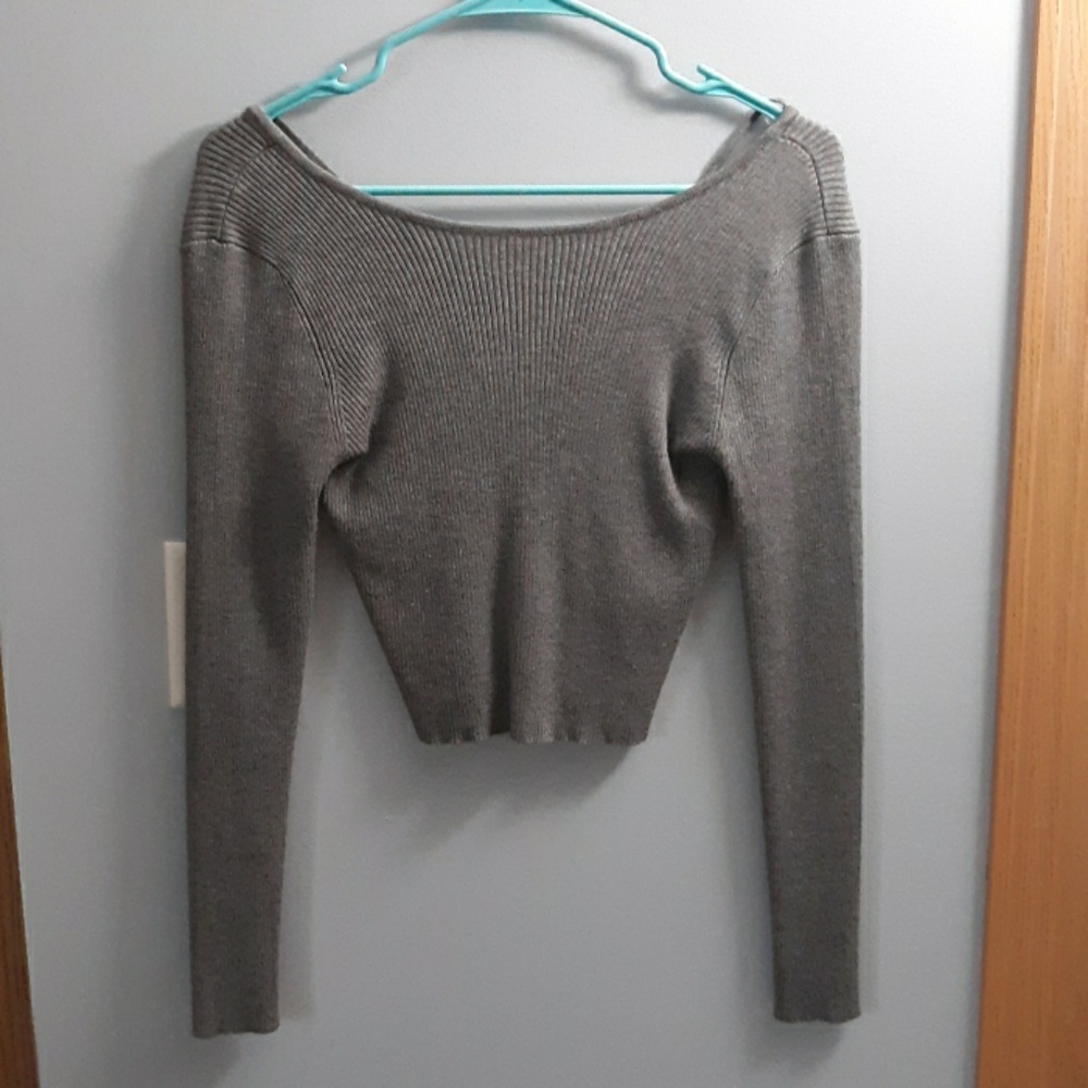 Cross back crop top
